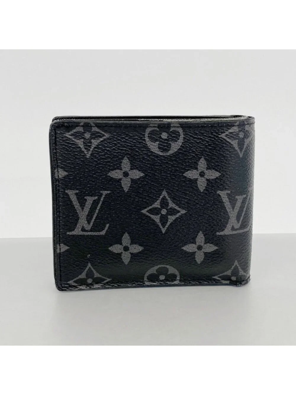 Louis Vuitton Wallet Monogram Eclipse Portefeuille Marco NM Black
